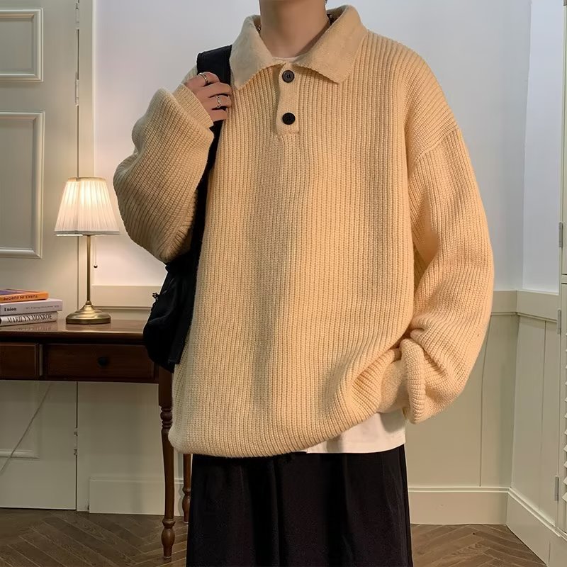 Polokragenpullover Oversize