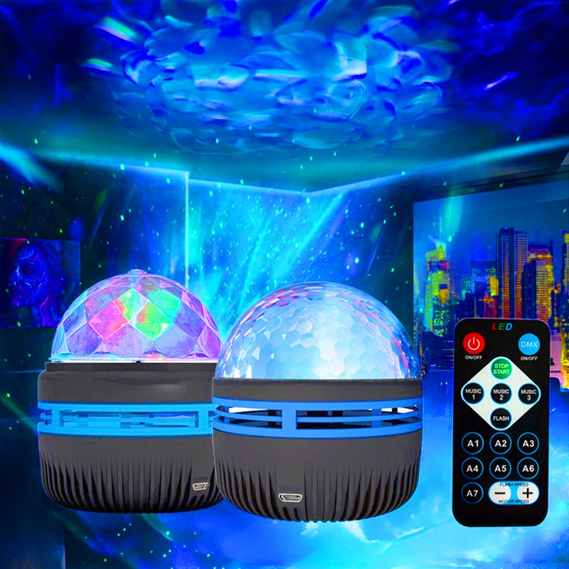 Fernbedienung Wasser Ripple Starry Sky Airdrop Kleine Nacht lampe